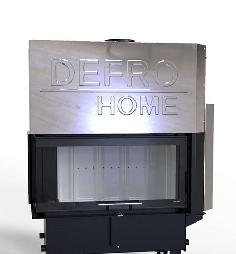 Каминная топка Defro Home Riva ME BL G Short_2